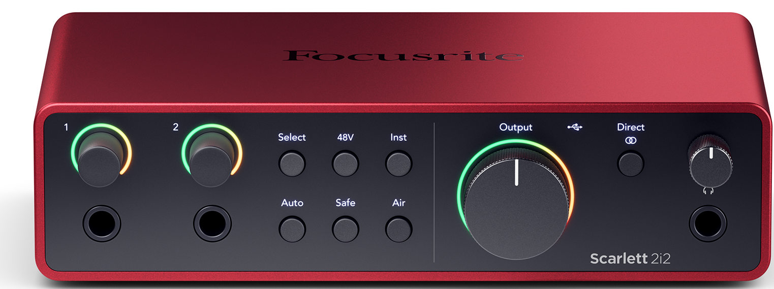 Focusrite Scarlett 2i2 4th Gen USB Audio Interface – George's Music Focusrite Scarlett 2i2 4th Gen USB Audio Interface – George's Music