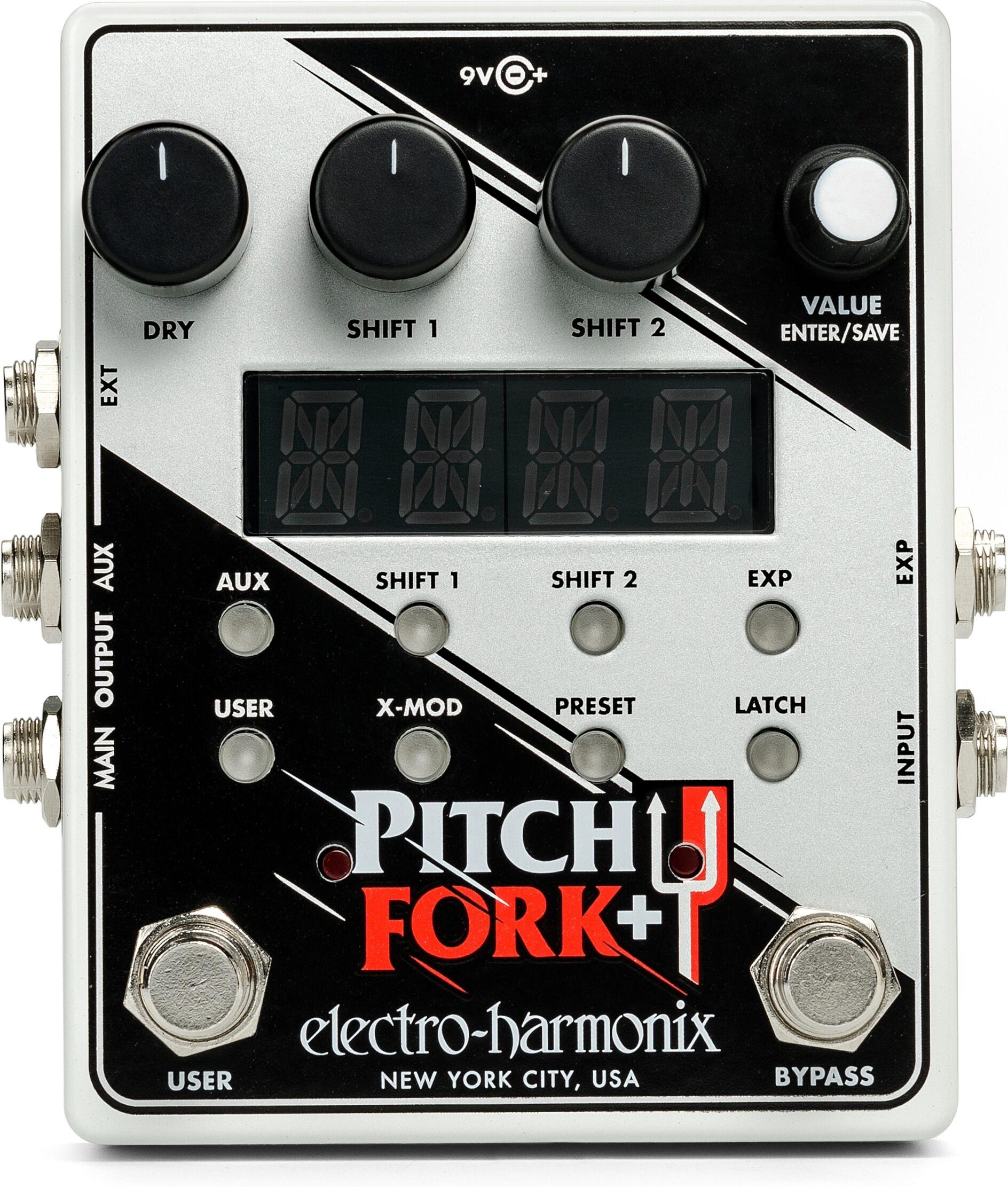 Electro-Harmonix Pitch Fork PLUS Polyphonic Pitch Shifter Pedal