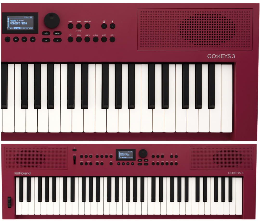 Roland GO:KEYS 3-RD Music Creation Keyboard - Dark Red – George's