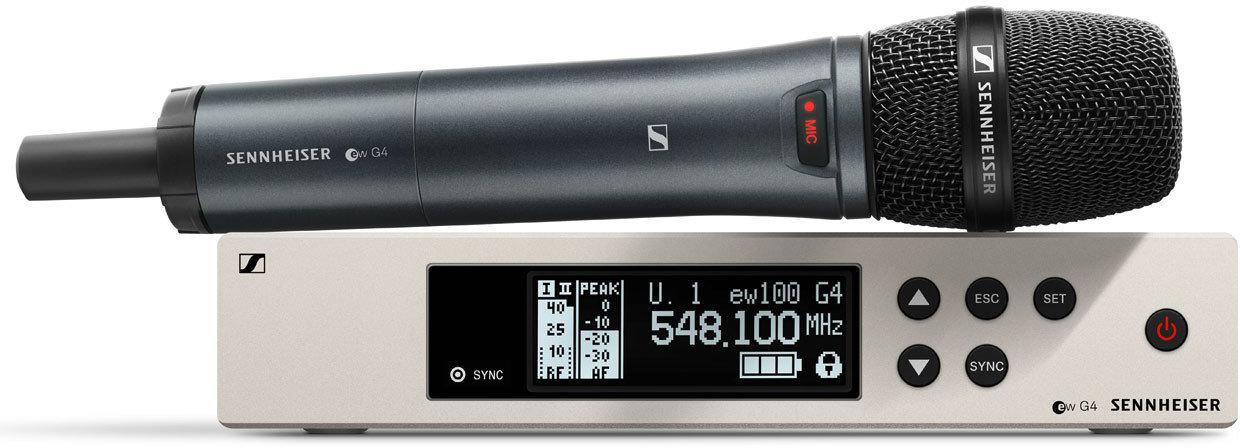 Sennheiser EW 100 ワイヤレスマイクシステム CLEARANCE - Sennheiser EW100 G4835S Wireless Handheld Microphone