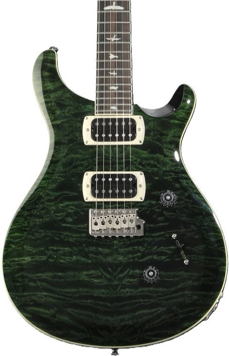 PRS SE Custom 24 Quilt Electric Guitar - Teal Black – George's Music