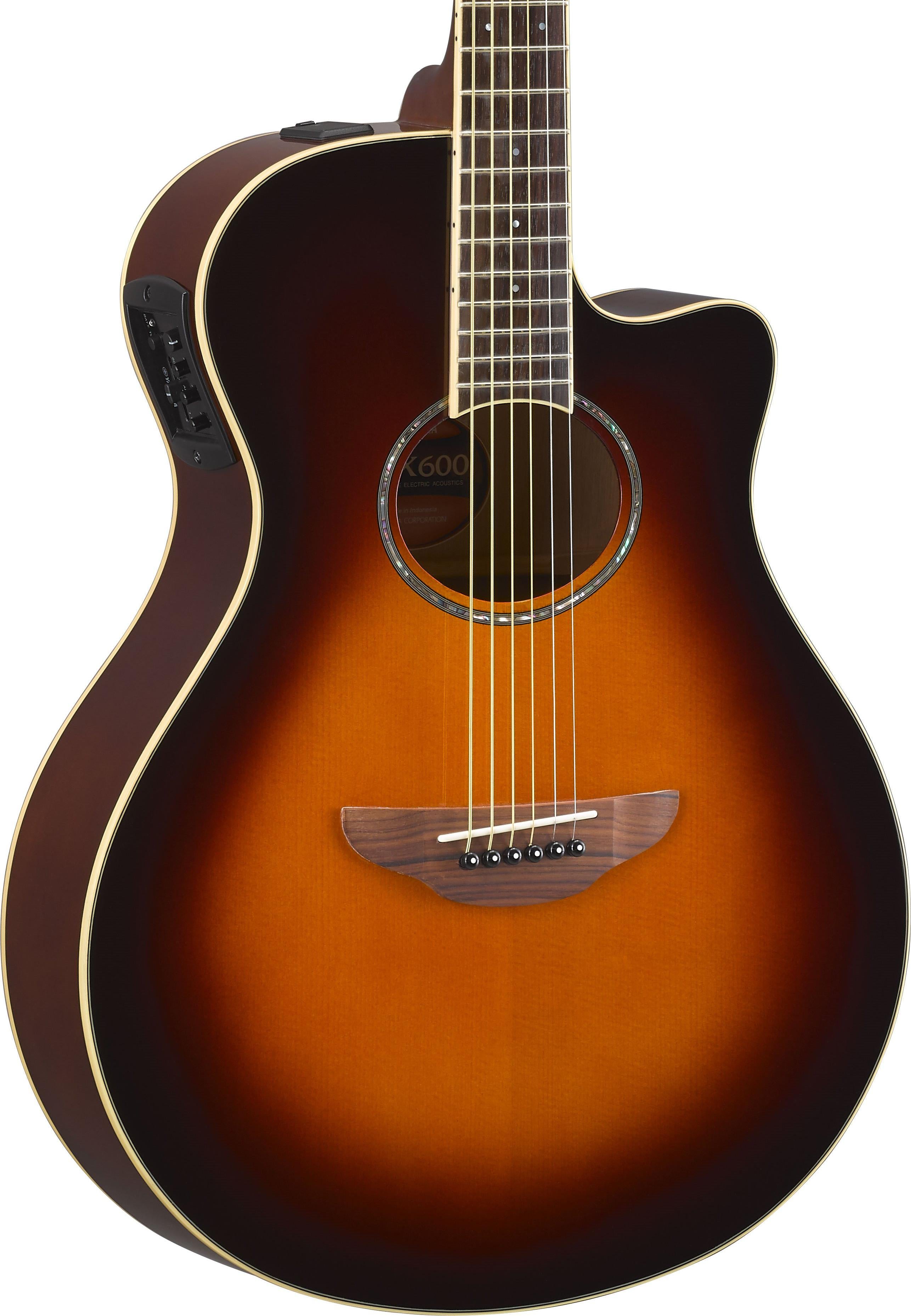 Yamaha APX600OVS Thinline Acoustic Electric Guitar - Old Violin
