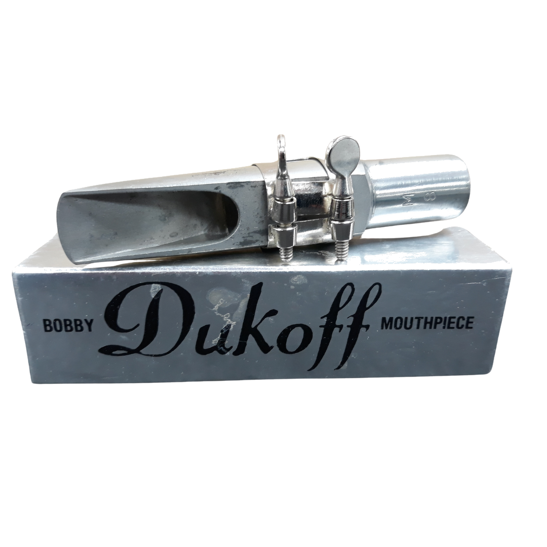 デュコフM8 メタル Dukoff テナー Used Bobby Dukoff Silverite Metal M8 Tenor Saxophone Mouthpiece