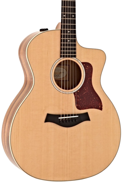 Taylor 214ce-K DLX Acoustic Electric Guitar Natural with Case