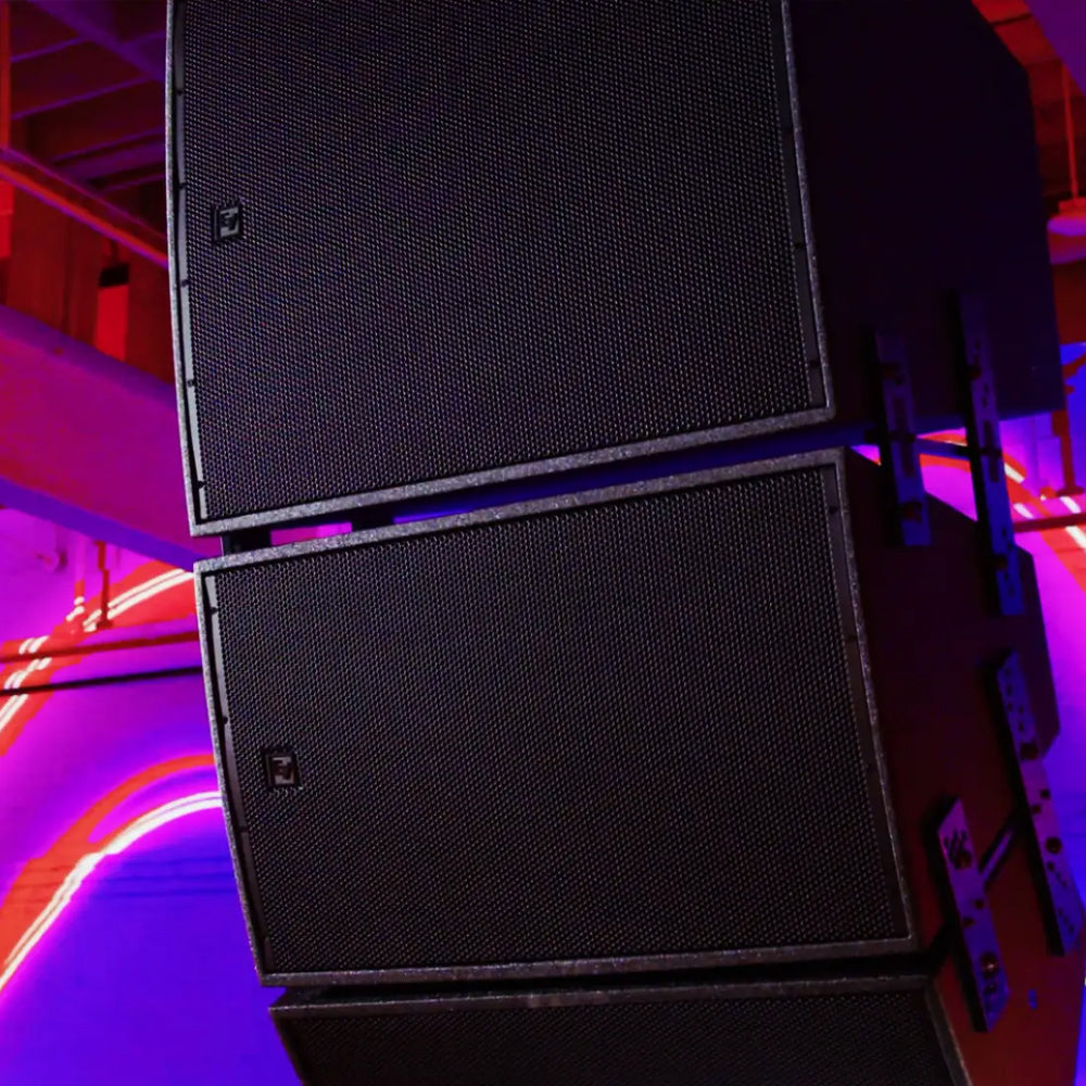 Electro-Voice speakers at a live show