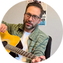 Corey Klaus, guitar and ukulele teacher at George's Music in Spring City, PA