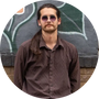 Gabe Delp, guitar teacher at George's Music in Spring City, PA