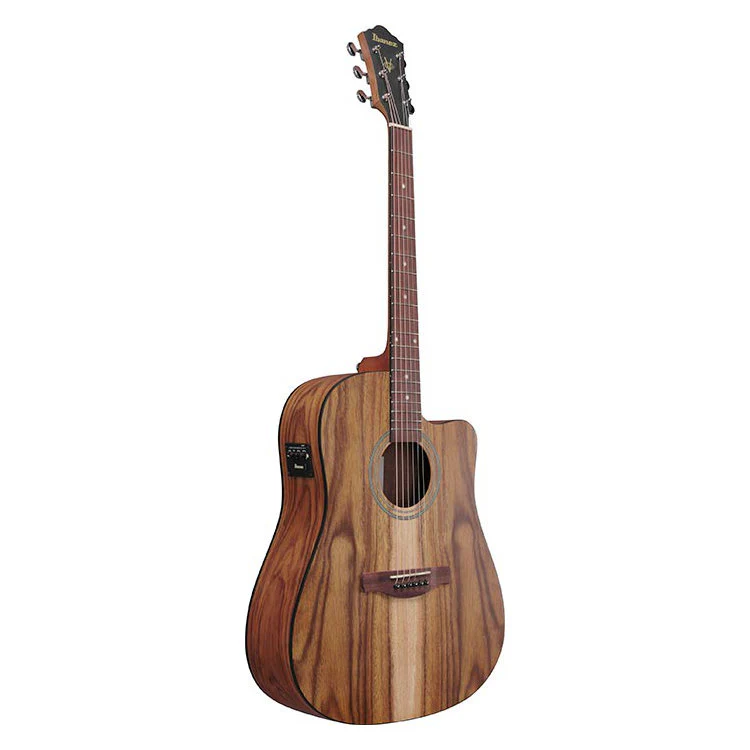Ibanez V40WSCEOPB Acoustic Electric Guitar full size side front image