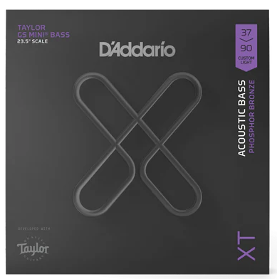D'addario Taylor GS Mini Coated Acoustic Bass Strings - Custom Light