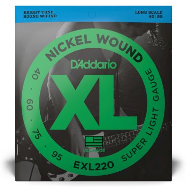 D'Addario EXL220 Long-Scale Bass Strings (40-95)