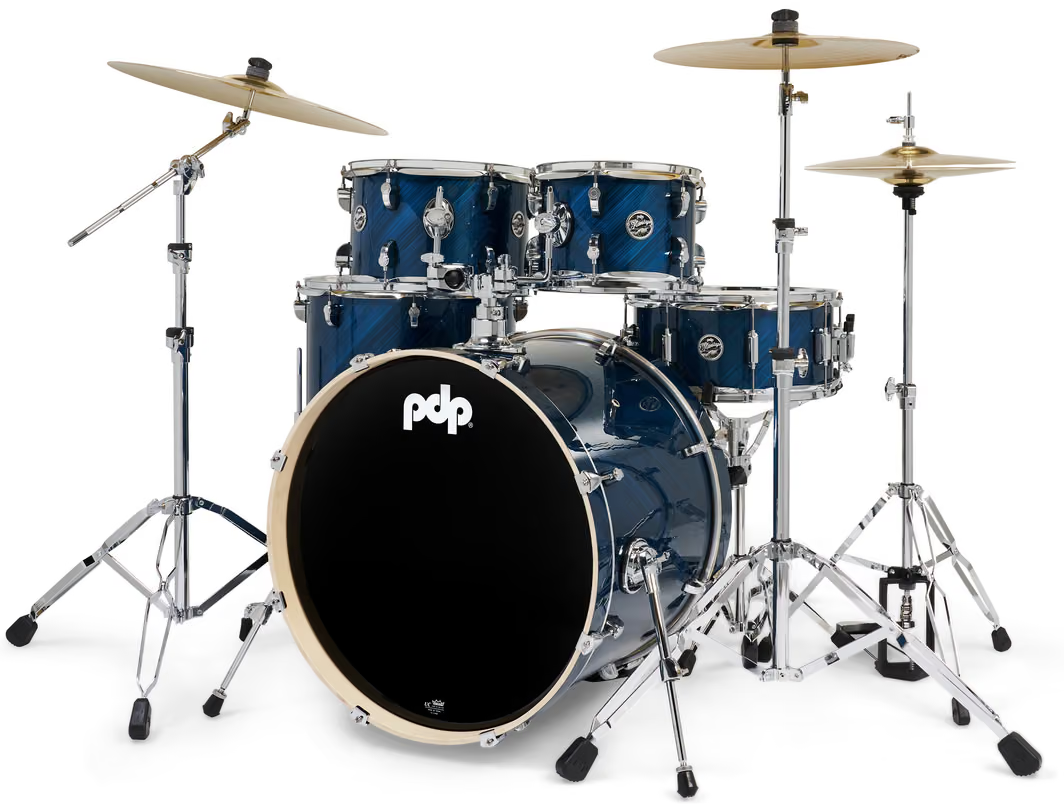 PDP Mainstage 5-piece Complete Drum Set - Twisted Blue Steel