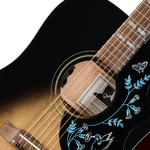 Epiphone Eric Church Hummingbird Dark Acoustic Guitar - Cobra Burst 3