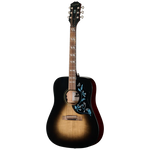 Epiphone Eric Church Hummingbird Dark Acoustic Guitar - Cobra Burst 4