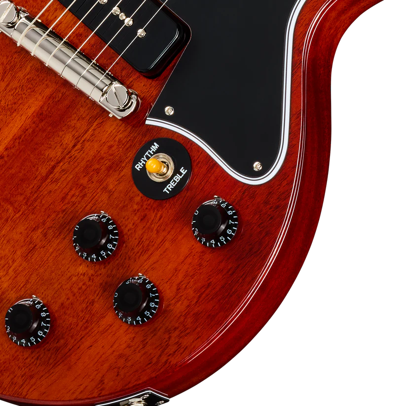 Epiphone IGC 1960 Les Paul Special Double Cut Reissue Electric Guitar - Cherry Red 2