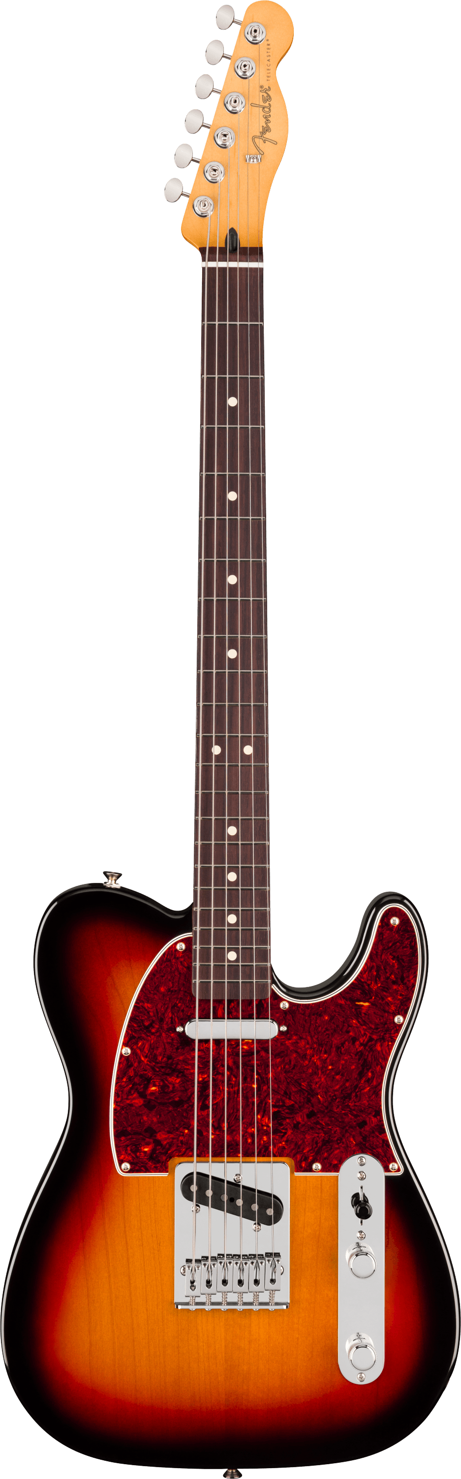 Fender 75th Anniversary Player II Baritone Telecaster Electric Guitar - 3 Color Sunburst 2