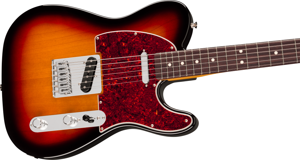 Fender 75th Anniversary Player II Baritone Telecaster Electric Guitar - 3 Color Sunburst 6