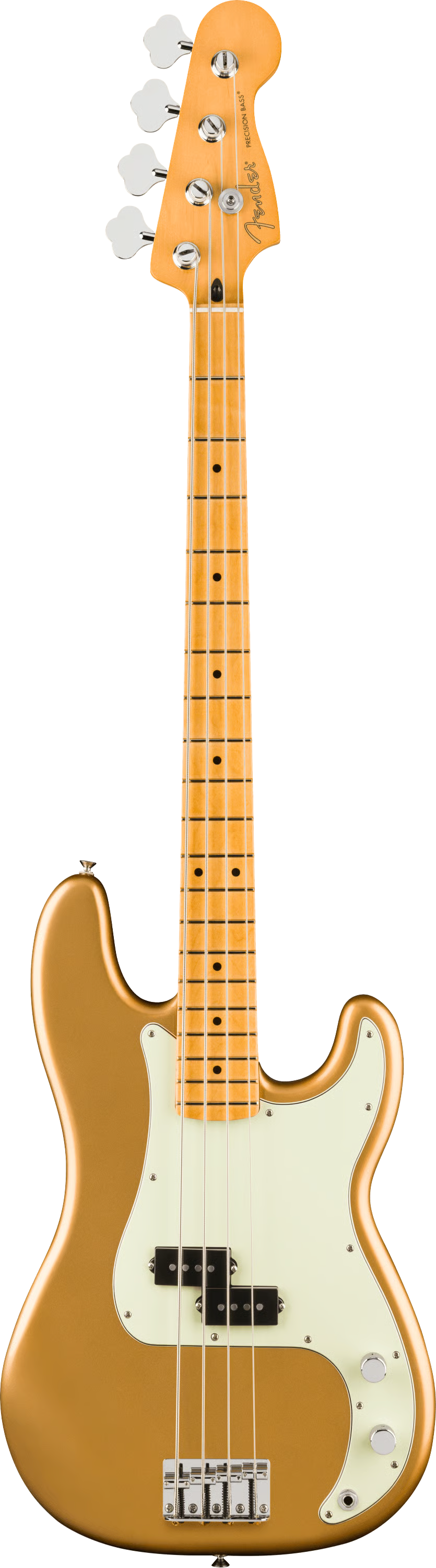 Fender 75th Anniversary Player II Precision Bass Guitar - Aztec Gold 8