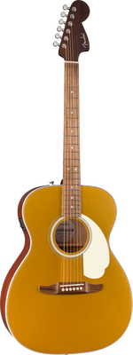 Fender California Deluxe Monterey Acoustic Electric Guitar - Aztec Gold 2