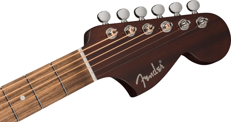 Fender California Deluxe Monterey Acoustic Electric Guitar - Aztec Gold 6