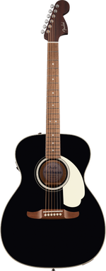Fender California Deluxe Monterey Acoustic Electric Guitar - Black 2