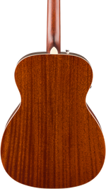 Fender California Deluxe Monterey Acoustic Electric Guitar - Black 3