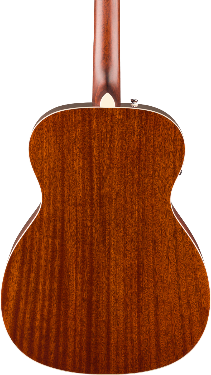 Fender California Deluxe Monterey Acoustic Electric Guitar - Black 3