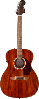 Fender California Deluxe Monterey Mahogany Acoustic Electric Guitar - Natural Mahogany 2