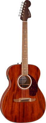 Fender California Deluxe Monterey Mahogany Acoustic Electric Guitar - Natural Mahogany 3