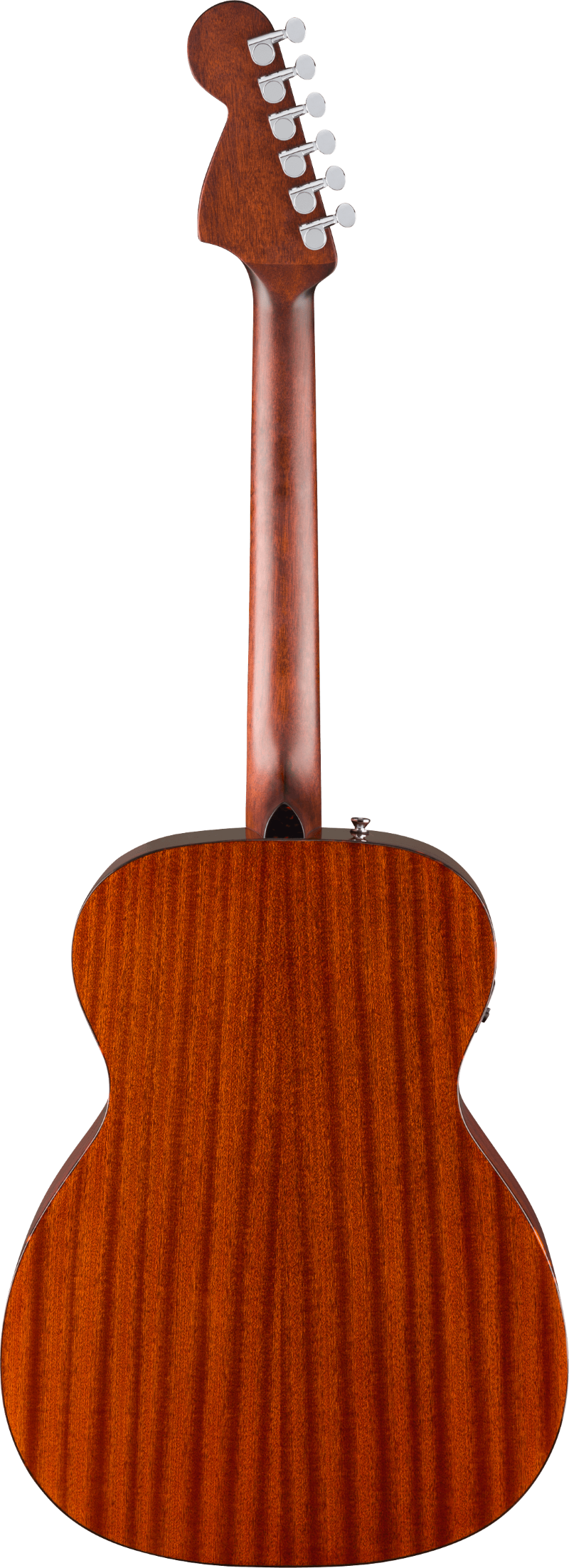 Fender California Deluxe Monterey Mahogany Acoustic Electric Guitar - Natural Mahogany 4