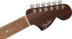 Fender California Deluxe Monterey Mahogany Acoustic Electric Guitar - Natural Mahogany 6
