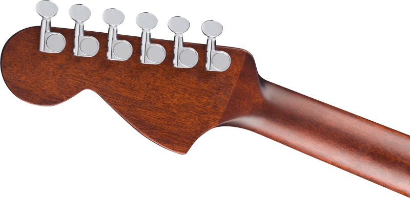 Fender California Deluxe Monterey Mahogany Acoustic Electric Guitar - Natural Mahogany 7