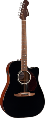 Fender California Deluxe Redondo Acoustic Electric Cutaway Guitar - Black 3