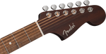 Fender California Deluxe Redondo Acoustic Electric Cutaway Guitar - Black 6