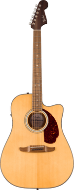 Fender California Deluxe Redondo Acoustic Electric Cutaway Guitar - Natural 2