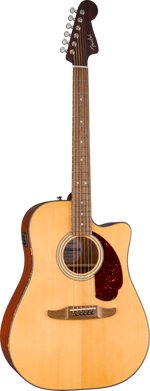 Fender California Deluxe Redondo Acoustic Electric Cutaway Guitar - Natural 3