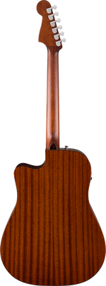 Fender California Deluxe Redondo Acoustic Electric Cutaway Guitar - Natural 4