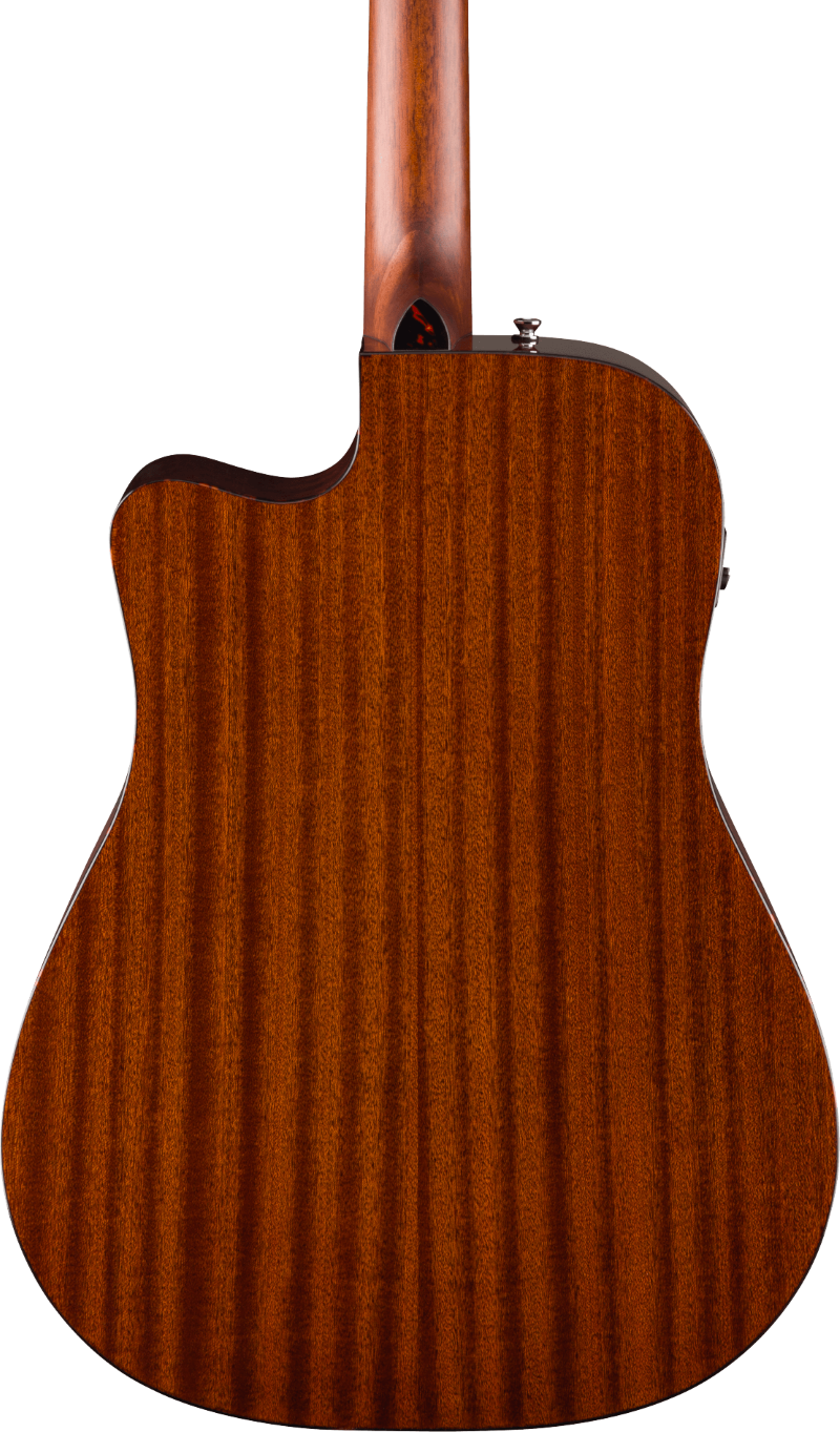 Fender California Deluxe Redondo Acoustic Electric Cutaway Guitar - Natural 5