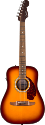 Fender California Deluxe Redondo Jr. Acoustic Electric Guitar - Honey Sunburst 3
