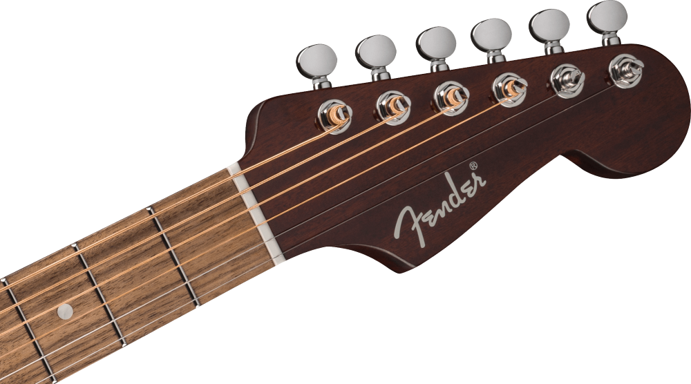 Fender California Deluxe Redondo Jr. Acoustic Electric Guitar - Honey Sunburst 6