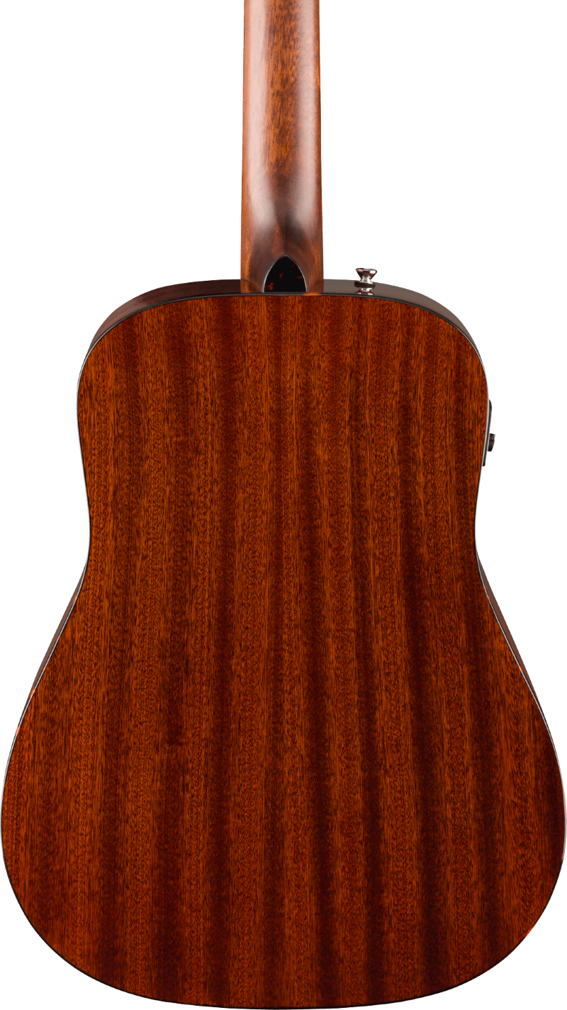 Fender California Deluxe Redondo Jr. Mahogany Acoustic Electric Guitar - Natural Mahogany 4