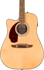Fender California Deluxe Redondo Left-Handed Acoustic Electric Cutaway Guitar - Natural