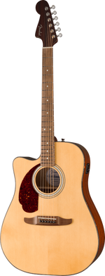 Fender California Deluxe Redondo Left-Handed Acoustic Electric Cutaway Guitar - Natural 3