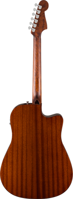 Fender California Deluxe Redondo Left-Handed Acoustic Electric Cutaway Guitar - Natural 4