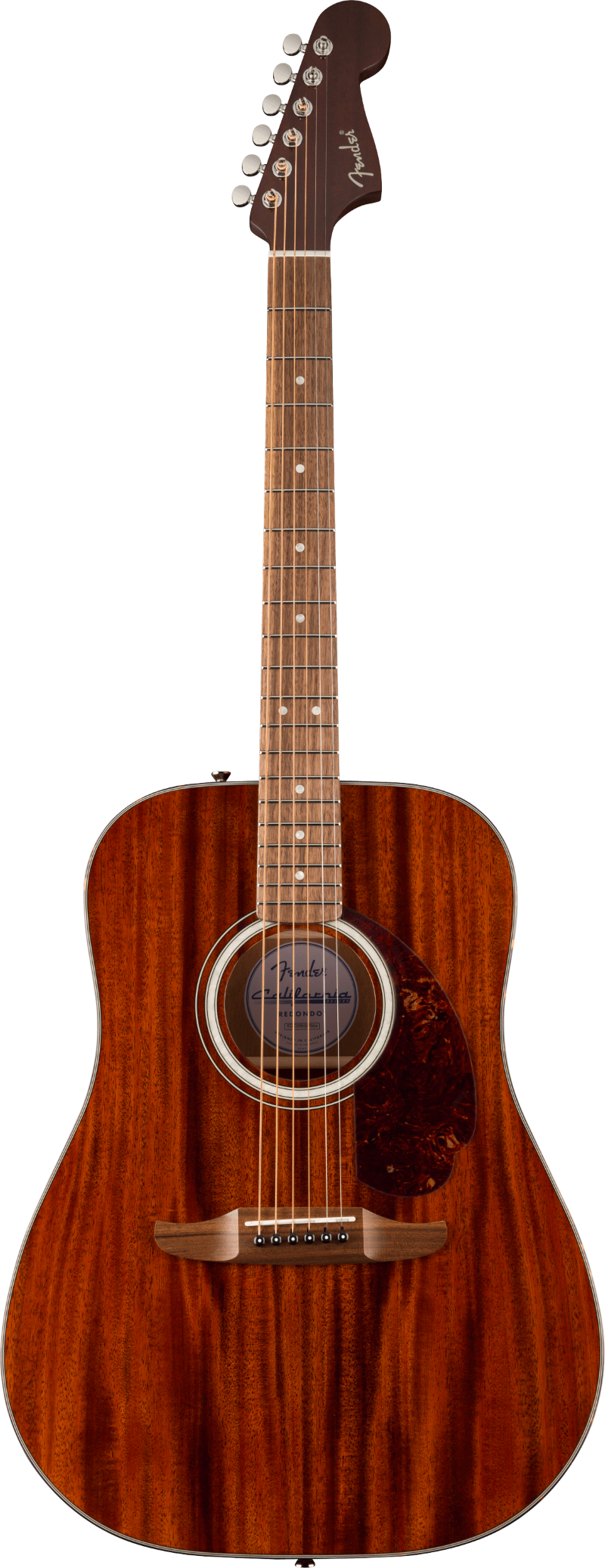 Fender California Deluxe Redondo Mahogany Acoustic Guitar - Natural Mahogany 2