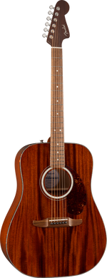 Fender California Deluxe Redondo Mahogany Acoustic Guitar - Natural Mahogany 3