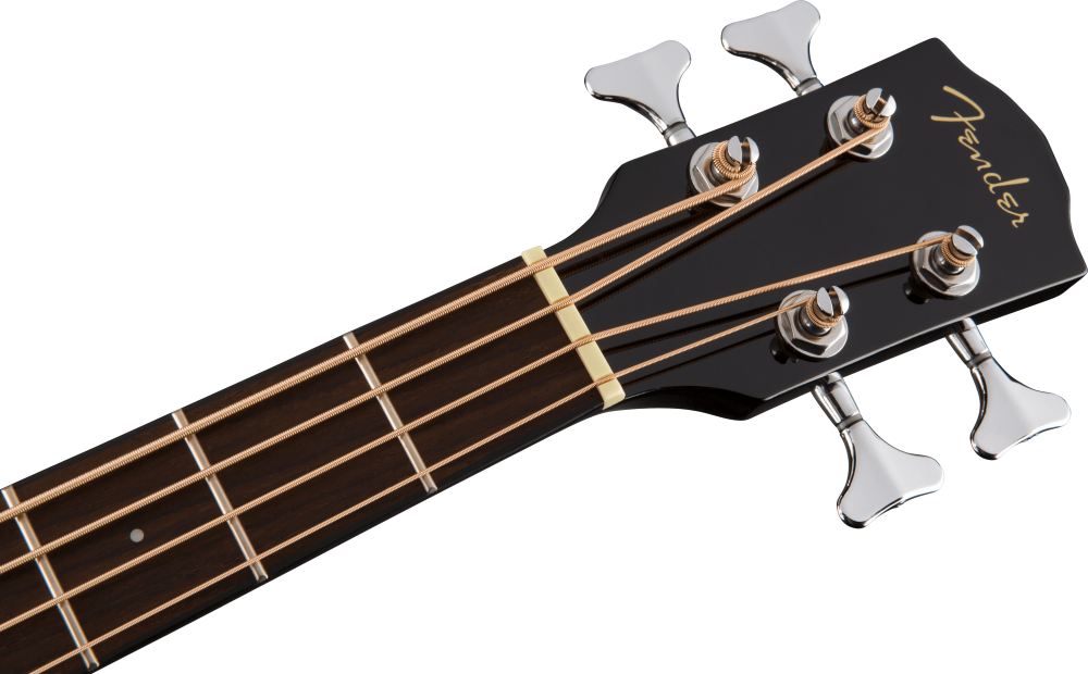 Fender CB-60SCE Acoustic Electric Concert Bass Guitar - Black 5