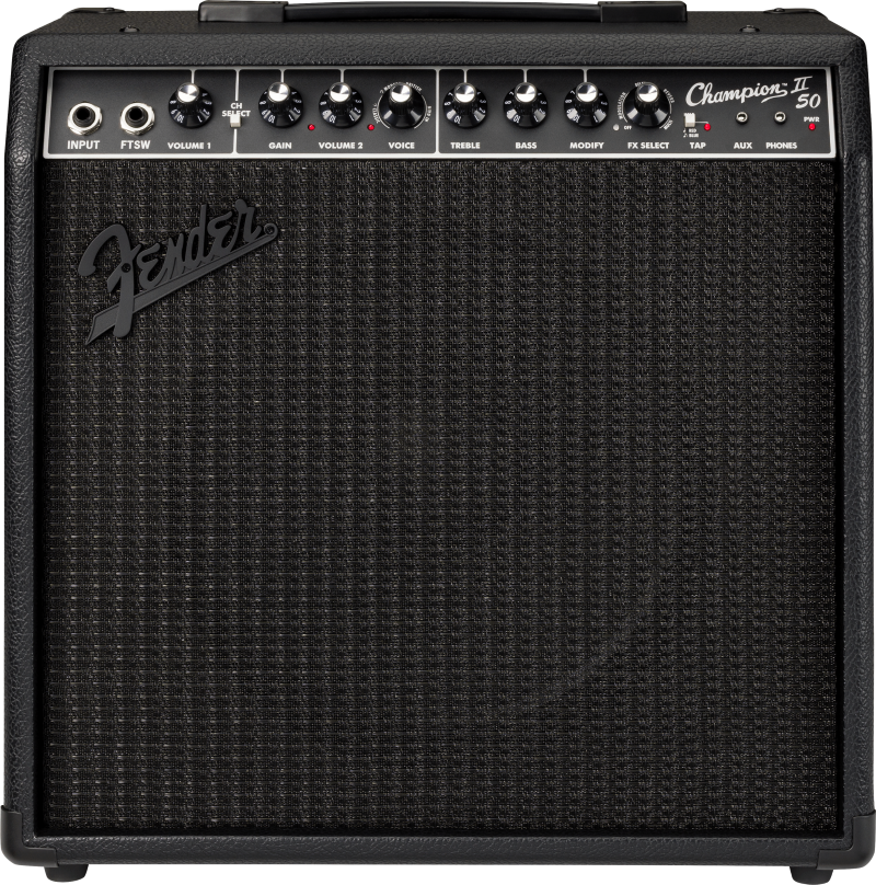 Fender Champion II 50 Watt Combo Amplifier - Blackout