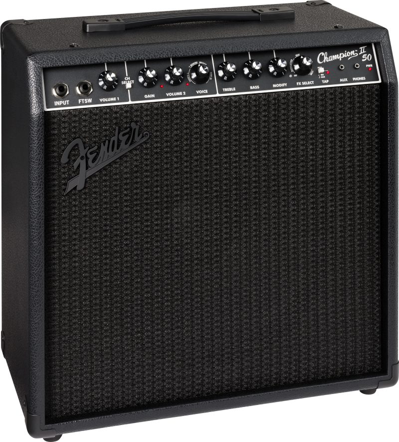 Fender Champion II 50 Watt Combo Amplifier - Blackout 3