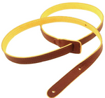 Henry Heller Capri Leather Mandolin Strap - Brown