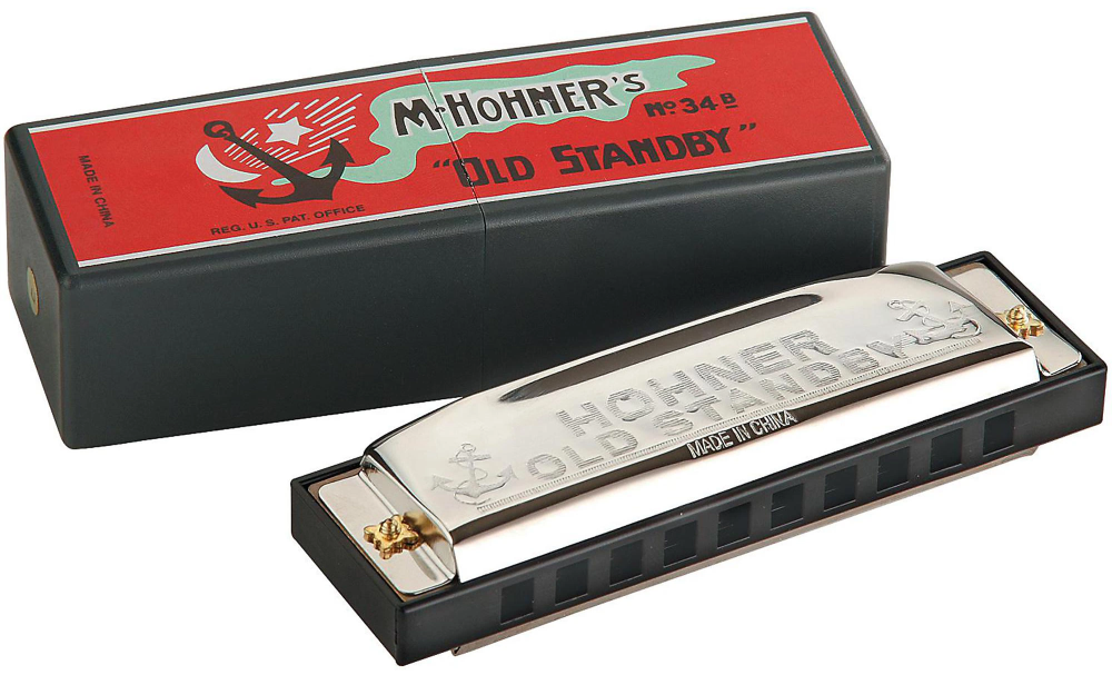 Hohner 34B-BXF Old Standby Harmonica - Key Of F
